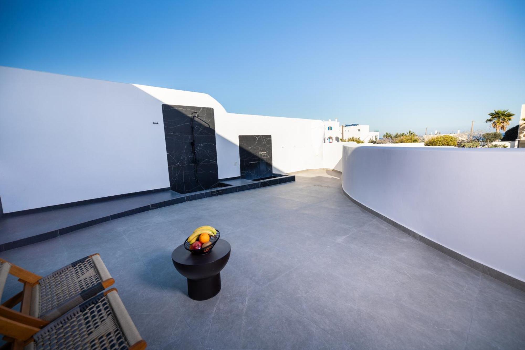 Sn Santorini Apartments Kamári Exterior foto