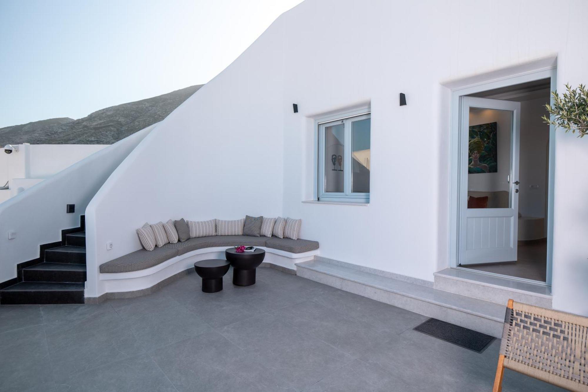 Sn Santorini Apartments Kamári Exterior foto